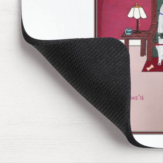 Story Time Westie Mousepad (Ecke)