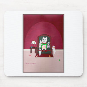 Story Time Westie Mousepad