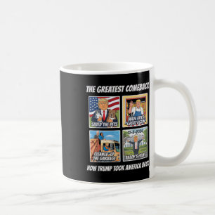 Story, wie Trump 2024 Amerika beiseite geschlagen  Kaffeetasse