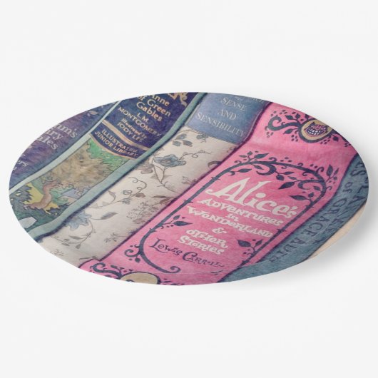 Storybook/Alice im Wunderland-Papierplatte Pappteller (Schrägansicht)
