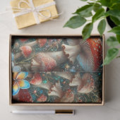 Storybook Alice Magical Mushroom Decoupage Seidenpapier (Geschenk)