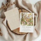 Storybook Animals Watercolor Kinderdusche Einladung