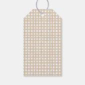 Storybook Animals Watercolor Kinderdusche Geschenkanhänger (Rückseite)