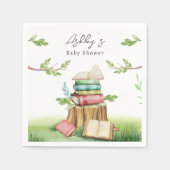 Storybook Baby Showbook Bücher Neues Kapitel Serviette (Vorderseite)