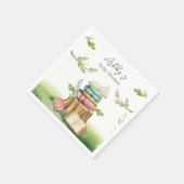 Storybook Baby Showbook Bücher Neues Kapitel Serviette (Ecke)