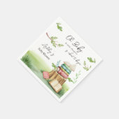 Storybook Baby Showbook Bücher Neues Kapitel Serviette (Ecke)