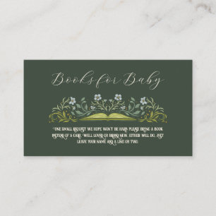 Storybook Baby Showbücher für Babysteckkarte Begleitkarte