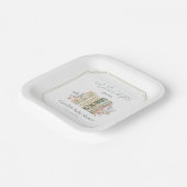 Storybook Baby Shower A New Chapter Paper Plates Pappteller (Gewinkelt)