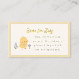 Storybook Baby Shower Books for Baby Card Begleitkarte