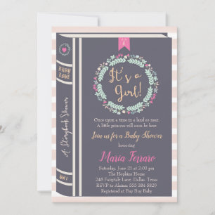 Storybook Baby Shower Einladung