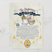 Storybook Baby Shower Einladung (Vorne/Hinten)