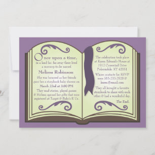 Storybook Baby Shower Einladungen