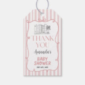 Storybook Baby Shower Gift Tag Geschenkanhänger (Vorderseite)