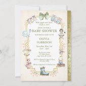 Storybook Baby Shower Invitation Einladung (Rückseite)