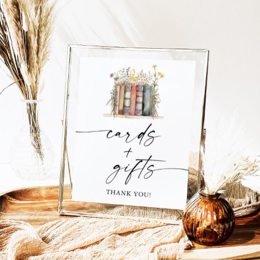 Storybook Baby Showkarten & Geschenke Unterschrift Poster