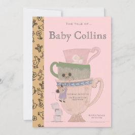 Storybook Babydusche Einladung