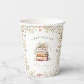 Storybook Babydusche Papier Cup New Chapter Girl Pappbecher (Rückseite)