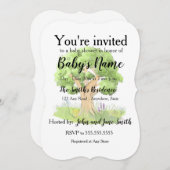 Storybook-Baum Einladung (Vorne/Hinten)