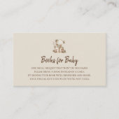 Storybook Bear | Bücher für Baby-Beilage Begleitkarte (Vorderseite)