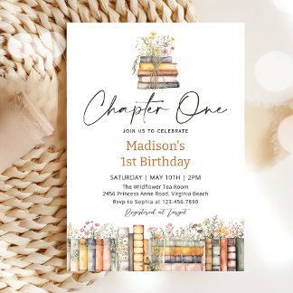 Storybook Birthday Einladung