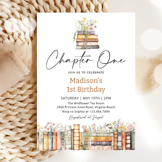 Storybook Birthday Einladung