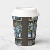 Storybook Blue Boy Library Book Baby Shower Pappbecher (Rechts)