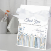 Storybook Blue Floral Baby Dusche Danke Geschenkschachtel