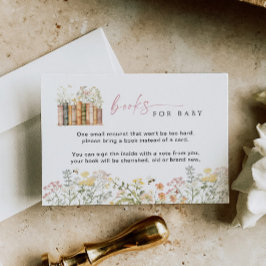 Storybook Books for Baby Insert Card Wildblume