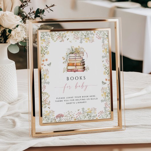 Storybook Books for Baby Sign Wildblume Kapitel Poster