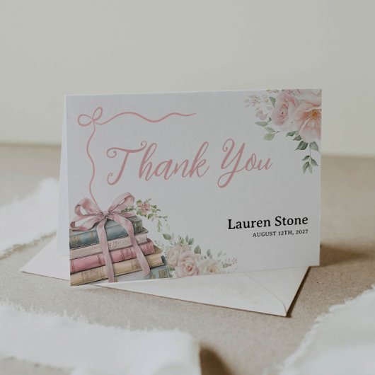Storybook-Brautparty Dankeskarte