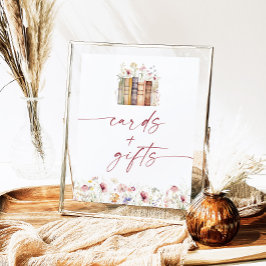 Storybook Brautparty Karten & Geschenke Unterschri Poster