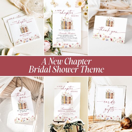 Storybook Brautparty Karten & Geschenke Unterschri Poster