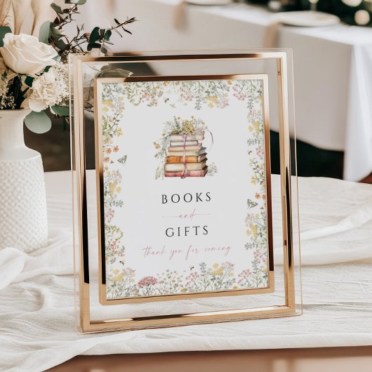 Storybook Bücher und Geschenke Unterschrift Wildbl Poster