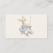 Storybook Bunny Cute Diaper Raffle Begleitkarte (Rückseite)