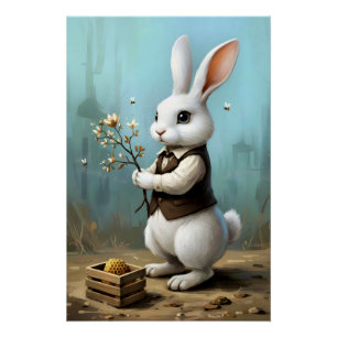 Storybook Bunny Poster