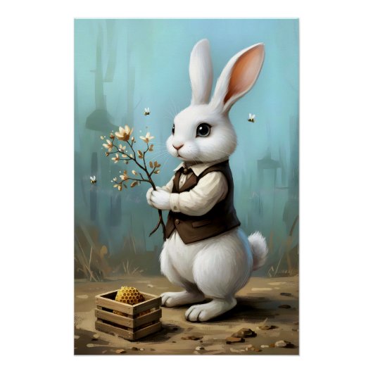 Storybook Bunny Poster (Vorderseite)