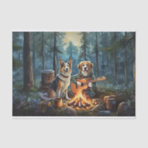 Storybook Campfire Hunde, Musik im Freien