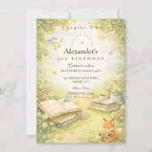 Storybook Chapter Two Birthday Einladung (Vorderseite)