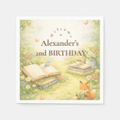 Storybook Chapter Two Birthday Serviette (Vorderseite)