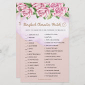 Storybook Character Match Bear Girl Baby Showe (Vorne/Hinten)