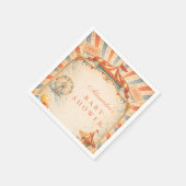 Storybook Circus Baby Shower Serviette (Ecke)