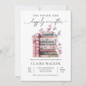 Storybook Coquette Buch Neues Kapitel Brautparty Einladung (Vorderseite)