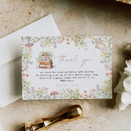 Storybook Dankeschön Karte Eine neue Kapitel-Wildb