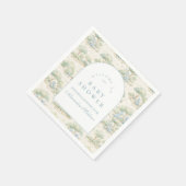 Storybook Dinosaur Baby Shower Serviette (Ecke)