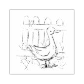 Storybook Duck Gummistempel (Prägung)