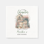 Storybook - Ein neues Kapitel über Begins Baby Dus Serviette (Vorderseite)