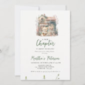 Storybook Ein neues Kapitel über die Kinderdusche Einladung (Vorderseite)