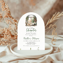 Storybook Ein neues Kapitel über die Kinderdusche Einladung