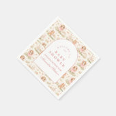 Storybook Fairy Baby Shower Serviette (Ecke)