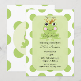 Storybook Fairy Tale Frog Prince Baby Dusche Einladung